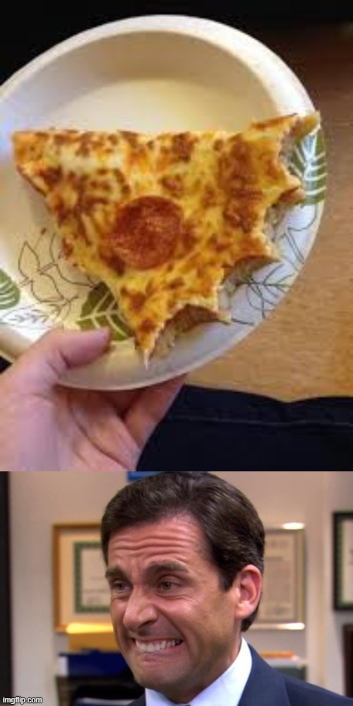 image tagged in cringe,pizza,wrong way,nooooo | made w/ Imgflip meme maker