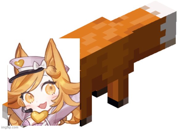 Minecraft fox | image tagged in minecraft fox | made w/ Imgflip meme maker