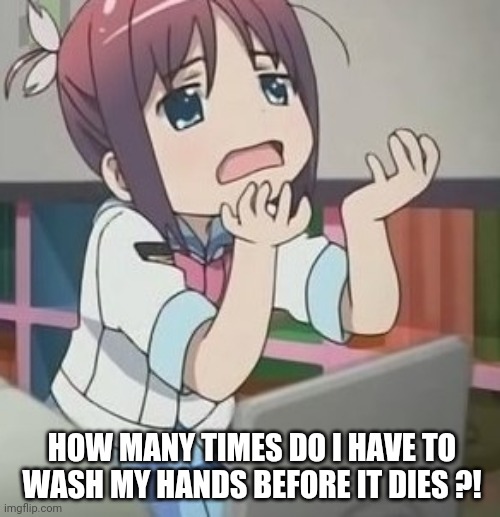 Now go and wash your hands | HOW MANY TIMES DO I HAVE TO WASH MY HANDS BEFORE IT DIES ?! | image tagged in wash your hands,covid-19,coronavirus,lockdown,rage,memes | made w/ Imgflip meme maker