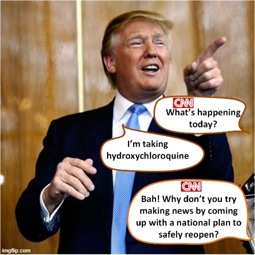 Hydroxychloroquine is Irrelevant | image tagged in hydroxychloroquine,donald trump | made w/ Imgflip meme maker