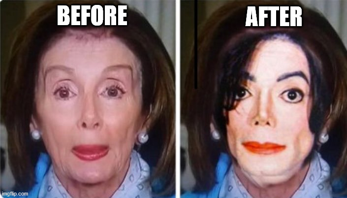 Open America's Beauty Salons! | AFTER; BEFORE | image tagged in nancy pelosi | made w/ Imgflip meme maker