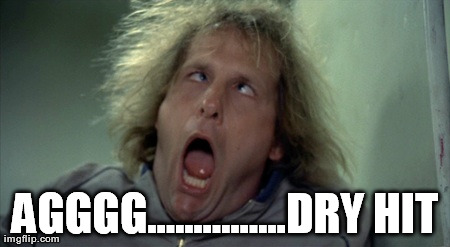 Scary Harry Meme | AGGGG...............DRY HIT | image tagged in memes,scary harry | made w/ Imgflip meme maker