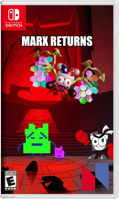 Make that double.... | MARX RETURNS | image tagged in marx,kirby,mooninites,nixels,memes | made w/ Imgflip meme maker