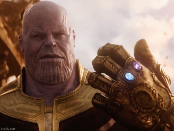 Thanos Smile | image tagged in thanos smile | made w/ Imgflip meme maker