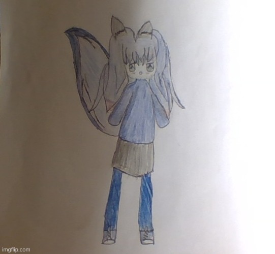 this is one of my drawings. hope u like it | image tagged in anime | made w/ Imgflip meme maker