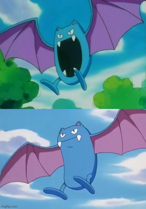 Golbat Reaction | image tagged in golbat reaction | made w/ Imgflip meme maker