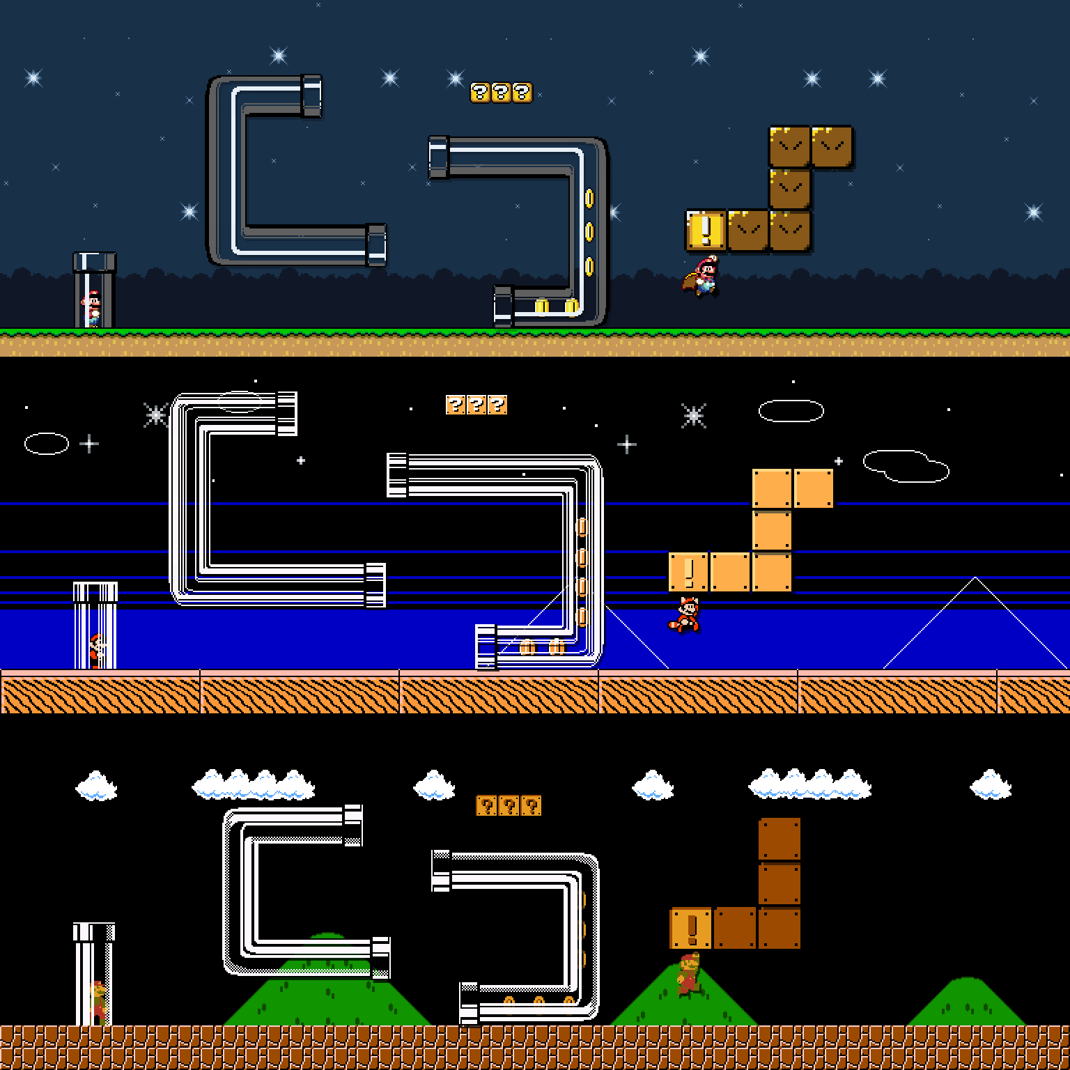 mario maker Blank Meme Template