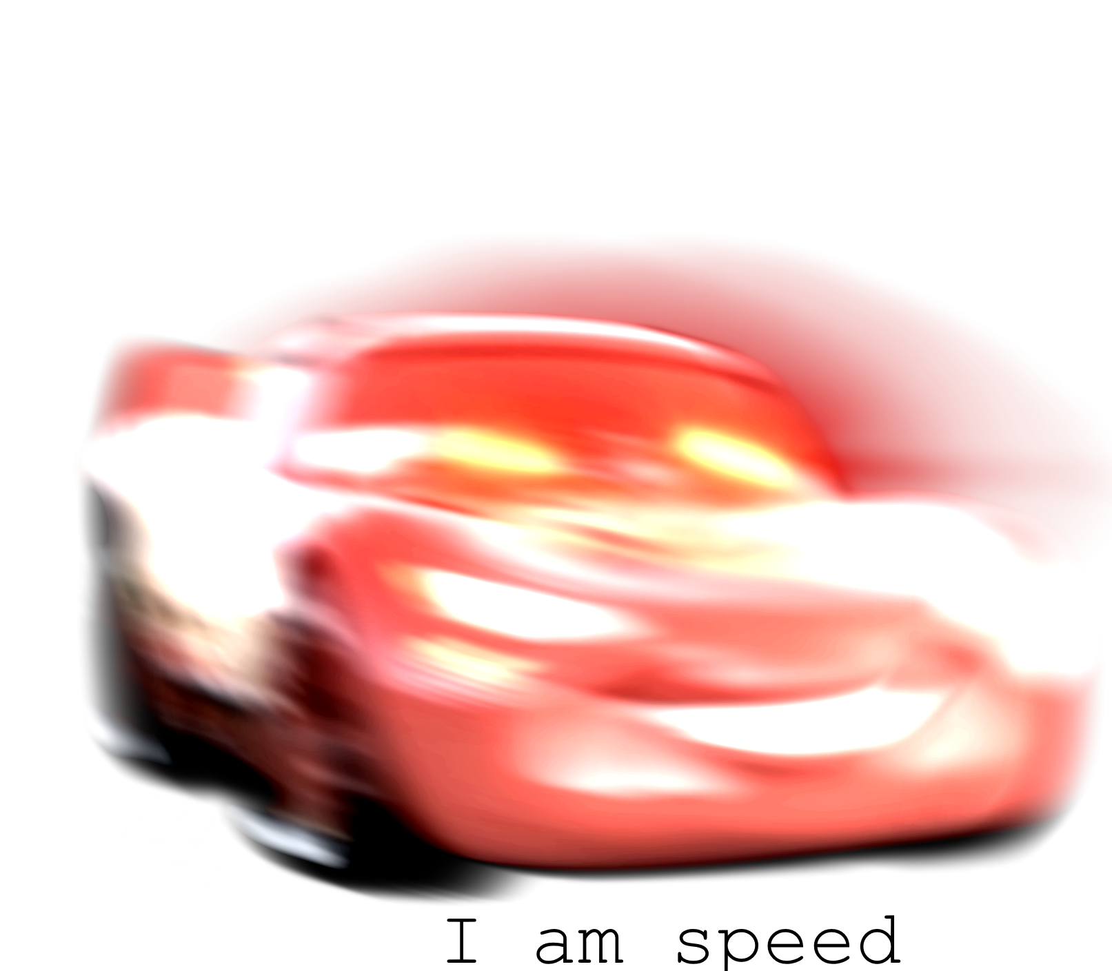 I Am Speed Blank Meme Template