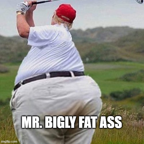 It's True!  - Trump is Morbidly Obese | MR. BIGLY FAT ASS | image tagged in fat ass,fat trump,obese,trump is an asshole,donald trump is an idiot | made w/ Imgflip meme maker
