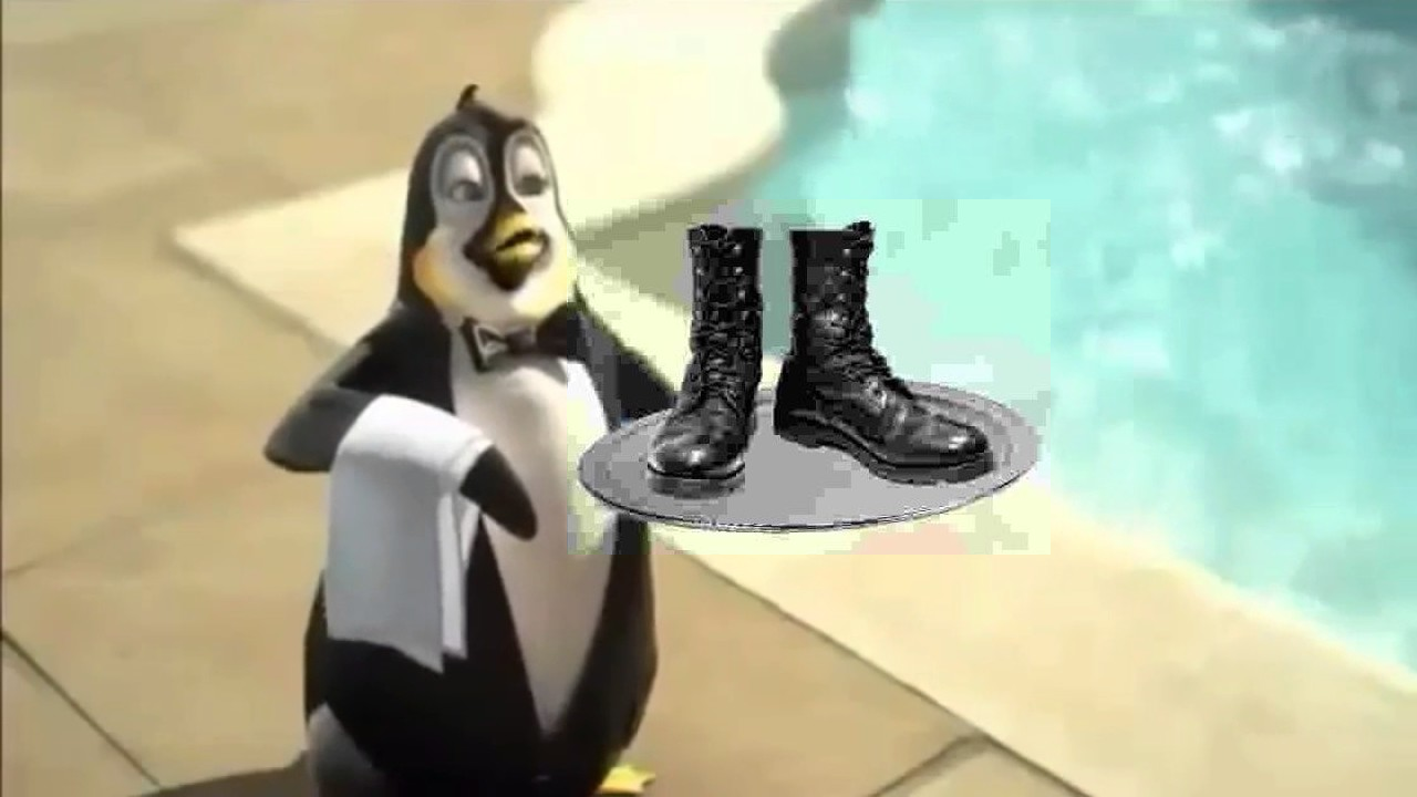 High Quality Your boots sir Blank Meme Template