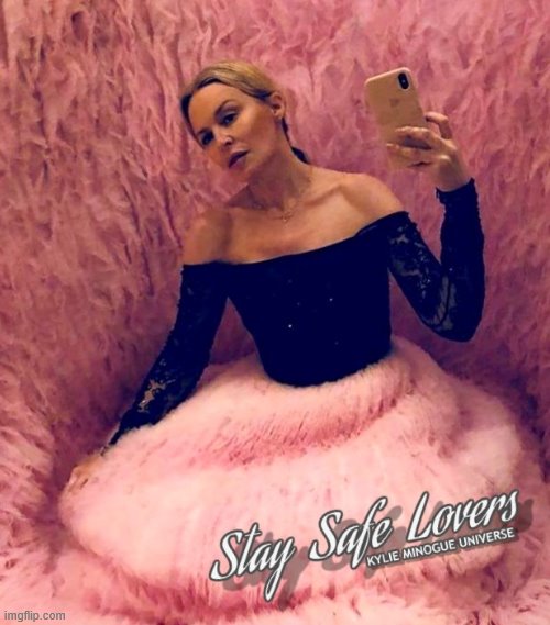 no idea lol but she looks pretty safe stay safe lovers | image tagged in kylie stay safe,stay home,stay safe,pink,wtf,social distancing | made w/ Imgflip meme maker