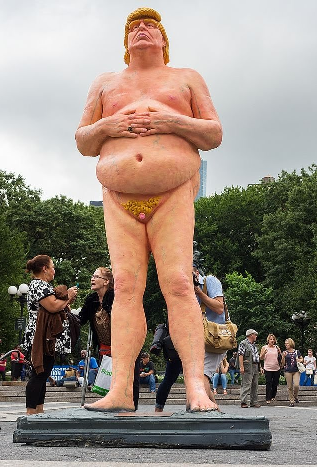 Official Statue of Donald J Trump Blank Meme Template