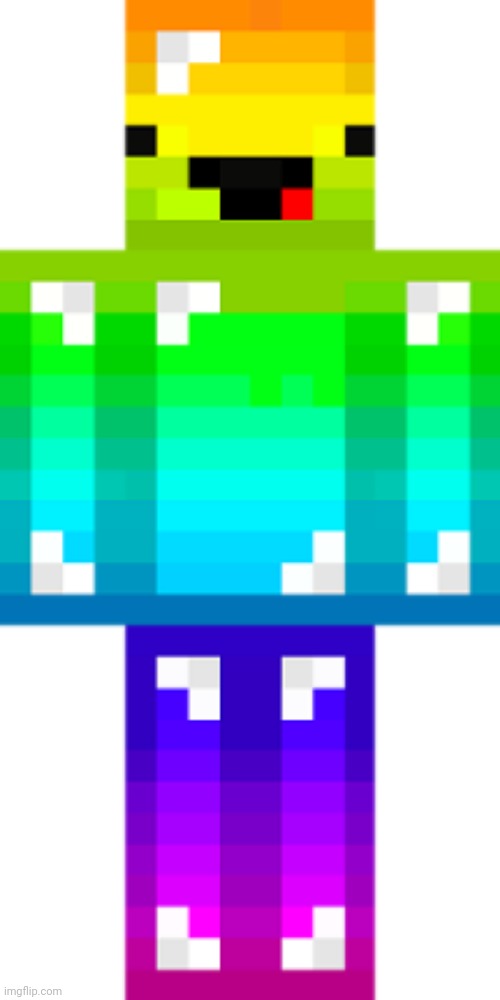 Rainbow Noob | image tagged in rainbow noob | made w/ Imgflip meme maker