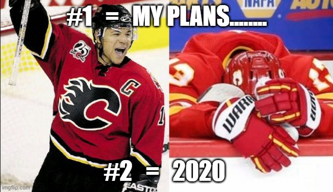 #1   =   MY PLANS........ #2   =   2020 | made w/ Imgflip meme maker