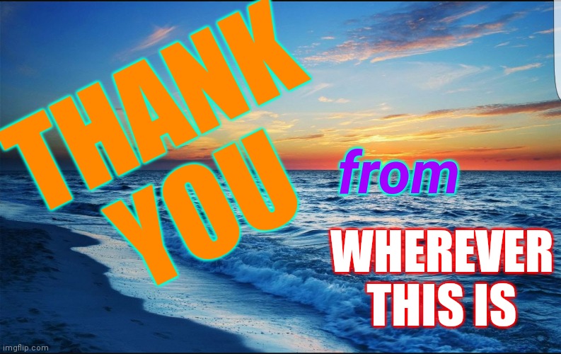 Sorry/Thank you | THANK
YOU WHEREVER THIS IS from | image tagged in sorry/thank you | made w/ Imgflip meme maker