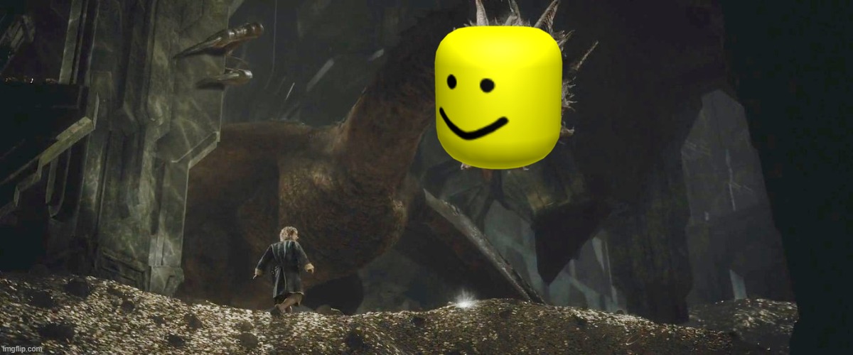 Smaug Bilbo | image tagged in smaug bilbo | made w/ Imgflip meme maker