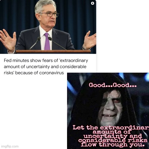 Federal Reserve | image tagged in risk,covid,uncertainty | made w/ Imgflip meme maker