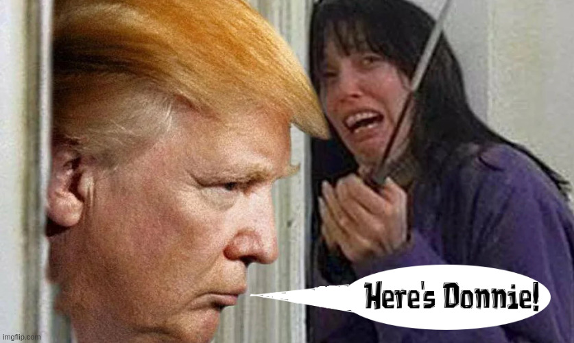 Here's Donnie! | image tagged in donald trump | made w/ Imgflip meme maker
