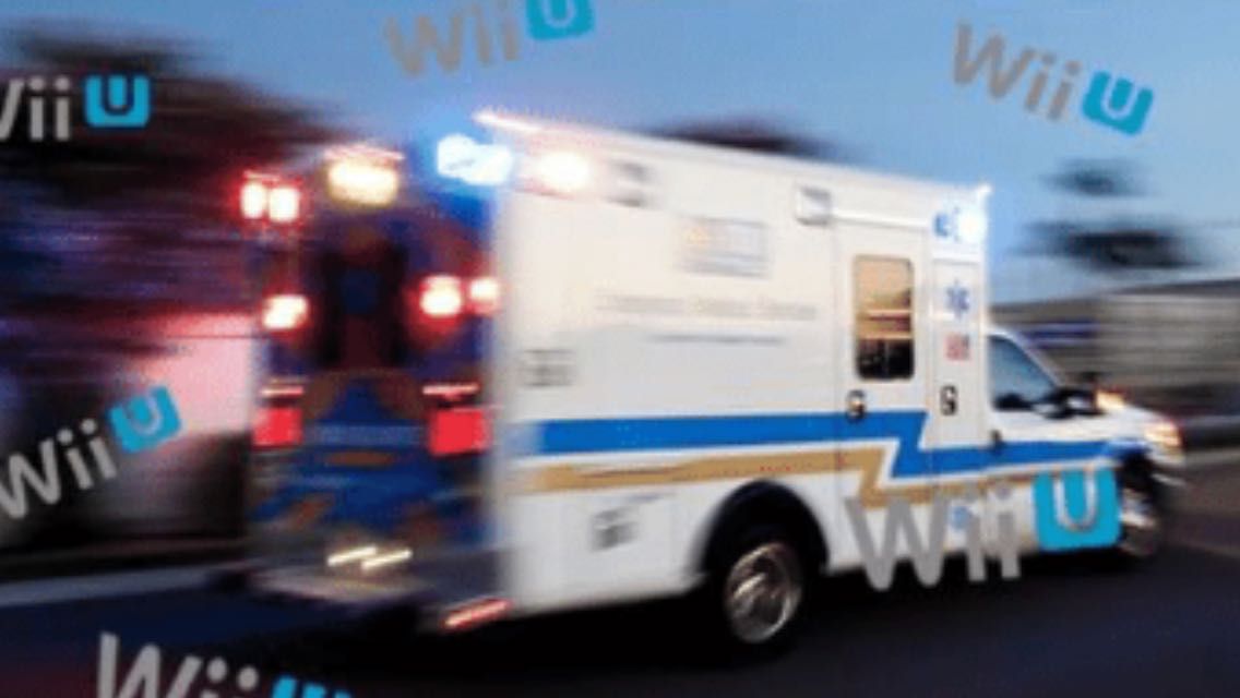 Wii U ambulance Blank Meme Template