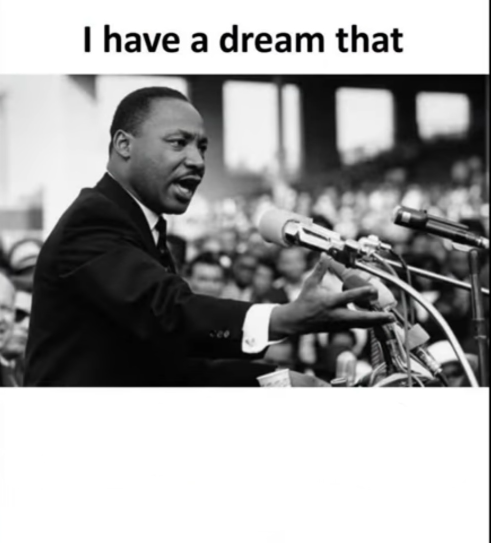 I have a dream Blank Template Imgflip