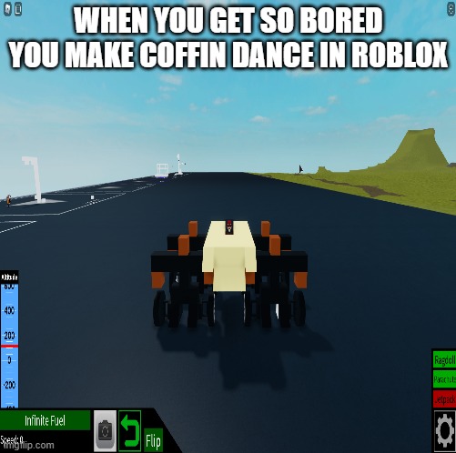 When you get so bored you make coffin dance in roblox | WHEN YOU GET SO BORED YOU MAKE COFFIN DANCE IN ROBLOX | image tagged in coffin dance | made w/ Imgflip meme maker