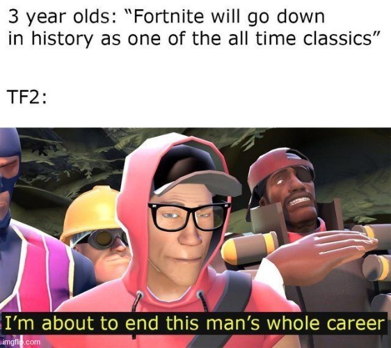 Tbh, TF2 is very much better than fornite... | made w/ Imgflip meme maker