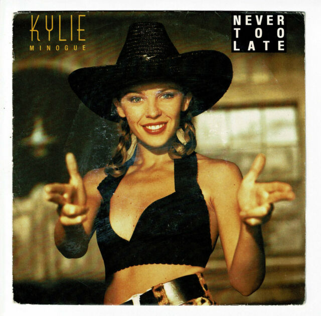 Kylie Never Too Late album cover Blank Meme Template