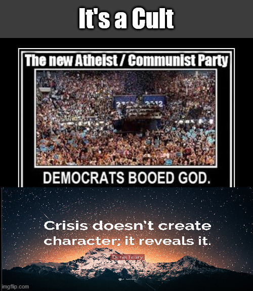 The Democrat Party Cult | image tagged in cult,democrats,election,biden,evil | made w/ Imgflip meme maker