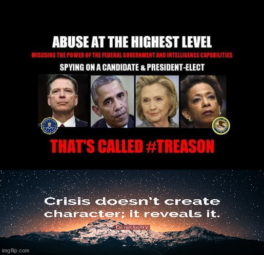 ObamaGate | image tagged in treason,deep state,swamp,trump,election | made w/ Imgflip meme maker