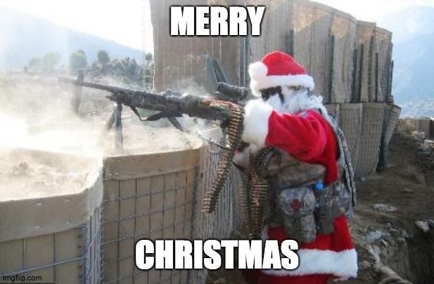 merry christmas | MERRY; CHRISTMAS | image tagged in memes,hohoho | made w/ Imgflip meme maker