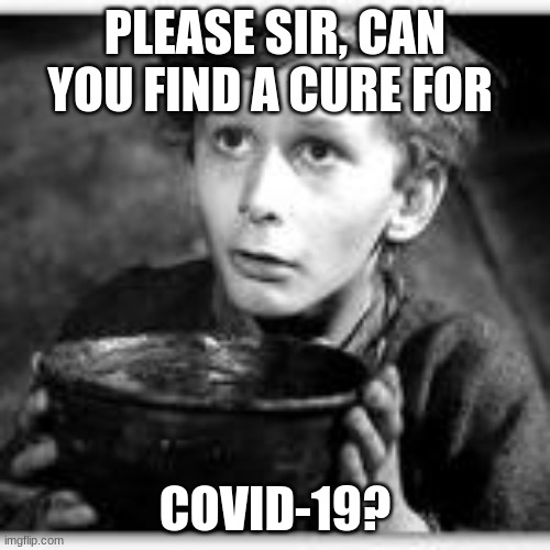 PLZ find a cure for COVID-19... SOON... | PLEASE SIR, CAN YOU FIND A CURE FOR; COVID-19? | image tagged in plz,find,a,cure,for,covid 19 | made w/ Imgflip meme maker