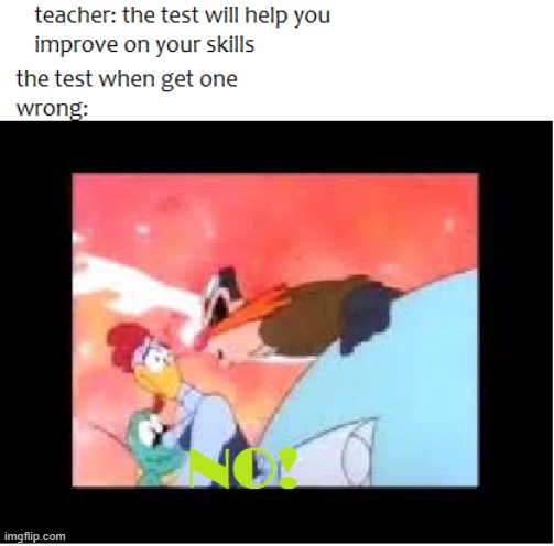 The test: | image tagged in eggman,school | made w/ Imgflip meme maker