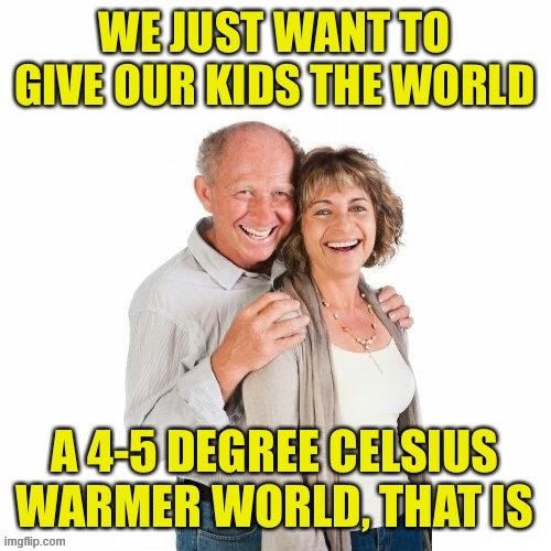 Typical Boomer logic. I guess like true red-blooded Americans, they don't know what Celsius is. | image tagged in global warming,political humor,baby boomers,scumbag baby boomers,climate change,conservative logic | made w/ Imgflip meme maker