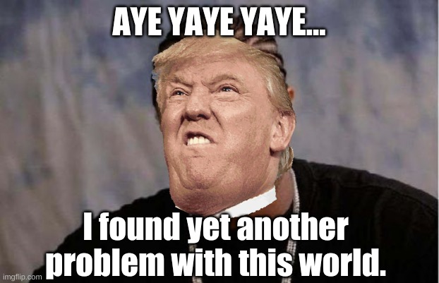 Yo Dawg Heard You | AYE YAYE YAYE... I found yet another problem with this world. | image tagged in memes,yo dawg heard you | made w/ Imgflip meme maker