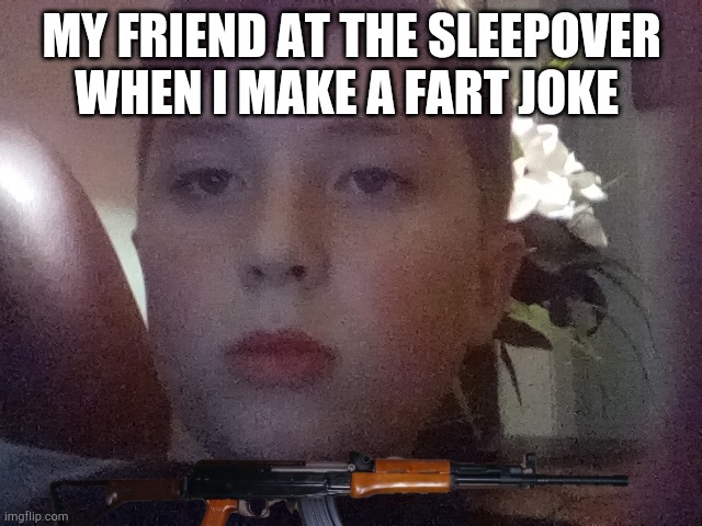 MY FRIEND AT THE SLEEPOVER WHEN I MAKE A FART JOKE | image tagged in austin powers honestly | made w/ Imgflip meme maker