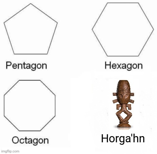 Just like Vash | image tagged in star trek,pentagon hexagon octagon | made w/ Imgflip meme maker