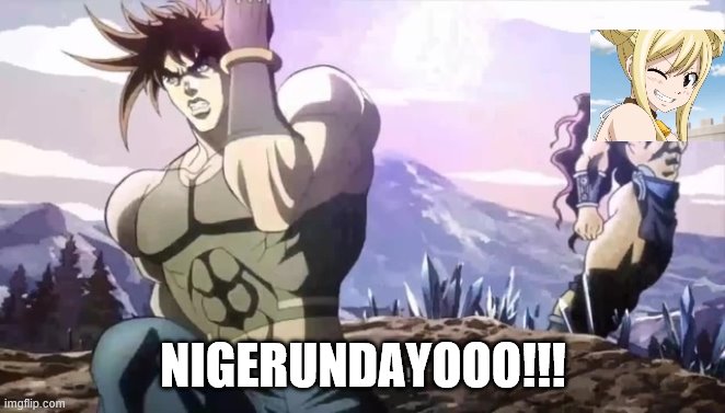 Joseph running from Kars | NIGERUNDAYOOO!!! | image tagged in joseph running from kars | made w/ Imgflip meme maker