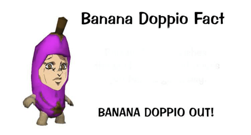 High Quality Banana Doppio Blank Meme Template