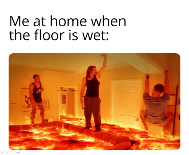Childhood | image tagged in the floor is lava,childhood | made w/ Imgflip meme maker