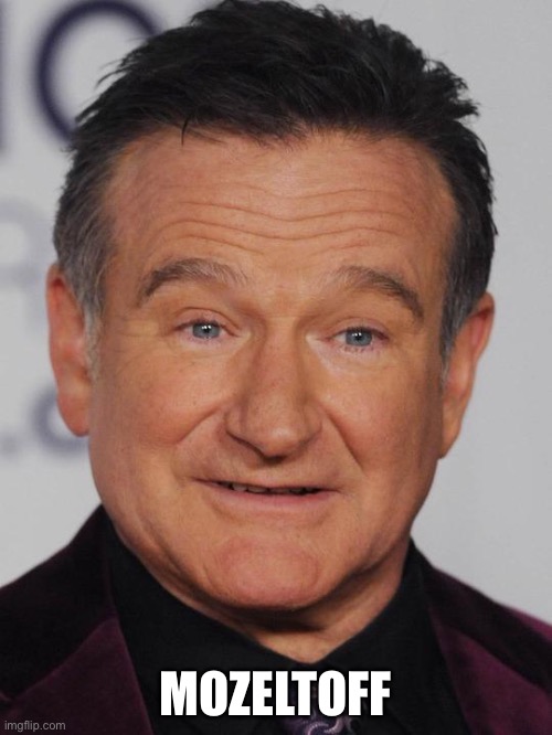 Robin Williams | MOZELTOFF | image tagged in robin williams | made w/ Imgflip meme maker