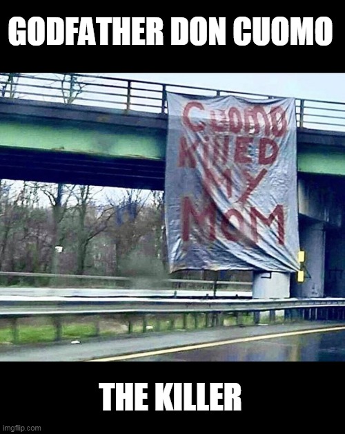 cuomo the killer | GODFATHER DON CUOMO; THE KILLER | image tagged in murder,godfather,politics | made w/ Imgflip meme maker