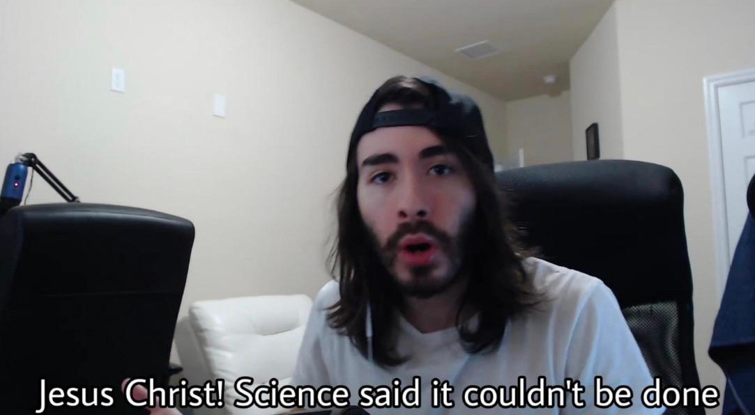 Jesus Christ Science Said It Couldn't be done Blank Meme Template