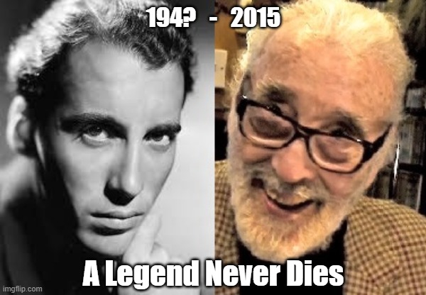 Christopher Lee Legend | 194?   -   2015; A Legend Never Dies | image tagged in christopher lee,legend | made w/ Imgflip meme maker
