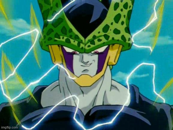 Dragon Ball Z Perfect Cell | image tagged in dragon ball z perfect cell | made w/ Imgflip meme maker