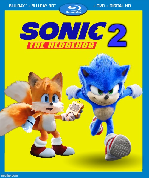 Coming in 2023!  (We actually don't know if they are making a sequel though) | 2 | image tagged in transparent dvd case,sonic the hedgehog,sonic movie | made w/ Imgflip meme maker