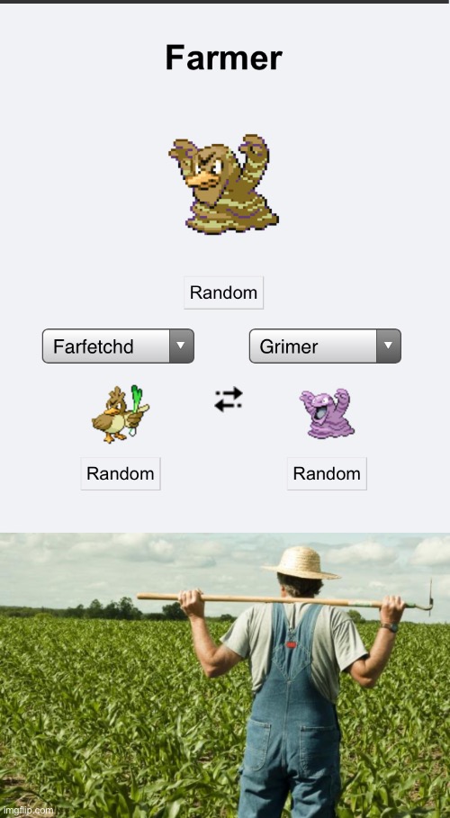 So that’s how Pokémon gets it’s food | image tagged in farmer,pokemon | made w/ Imgflip meme maker