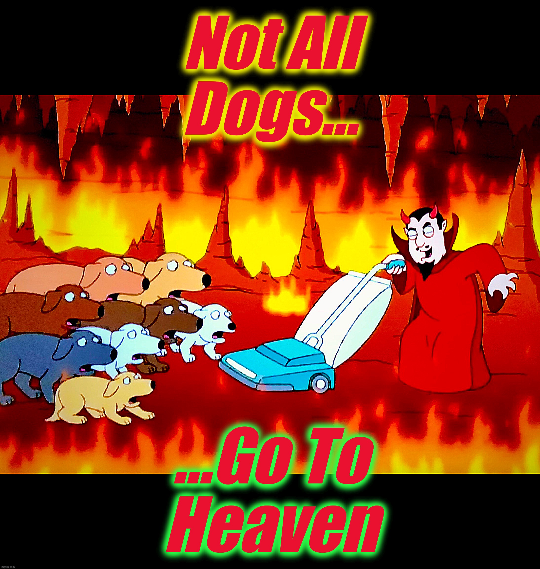 The Cat Thinks it’s Funny | Not All
Dogs... ...Go To
Heaven | image tagged in dogs,vacuum,memes,hell,heaven,scared dog | made w/ Imgflip meme maker