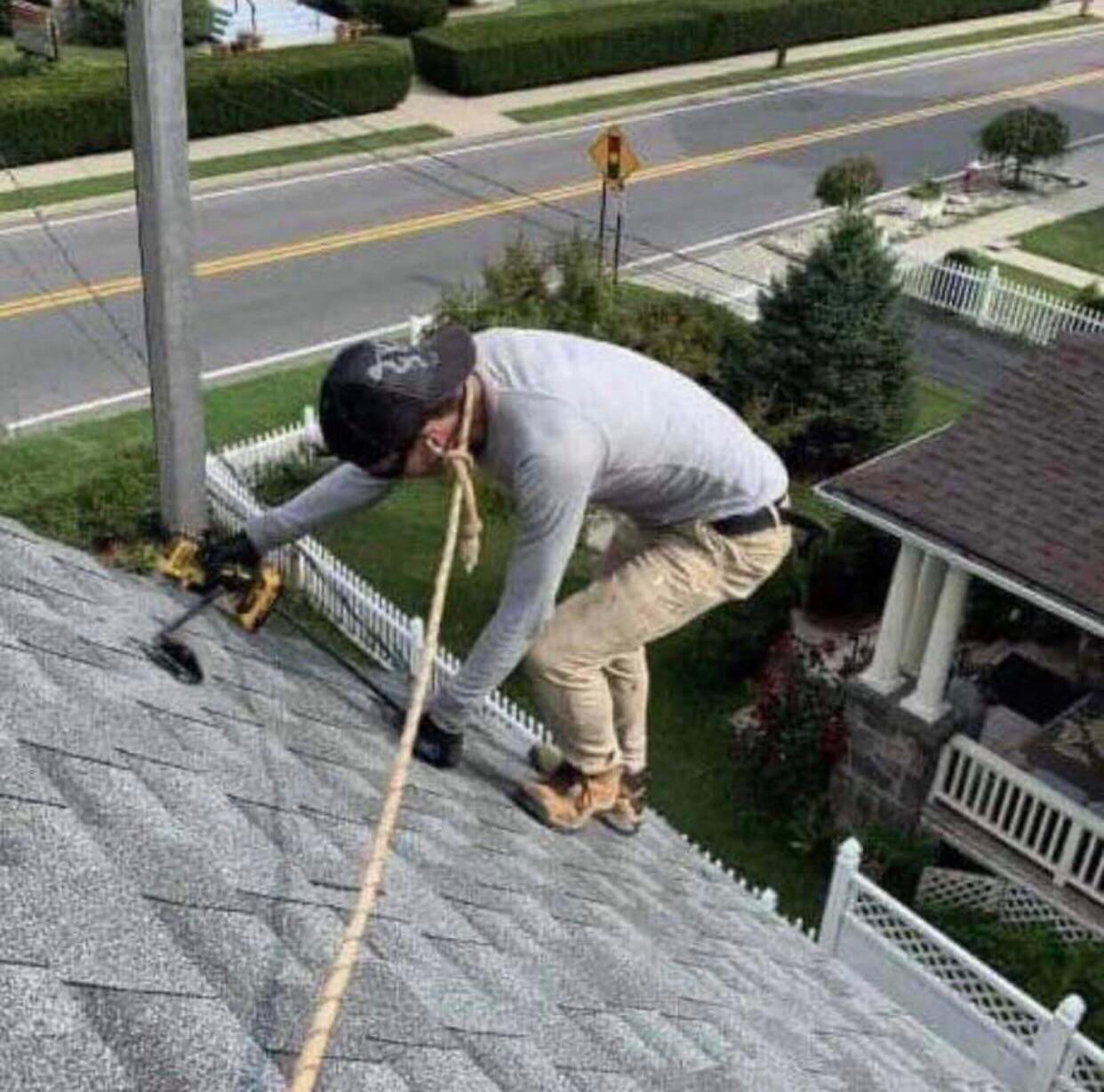 High Quality Roof Repair Fail Blank Meme Template