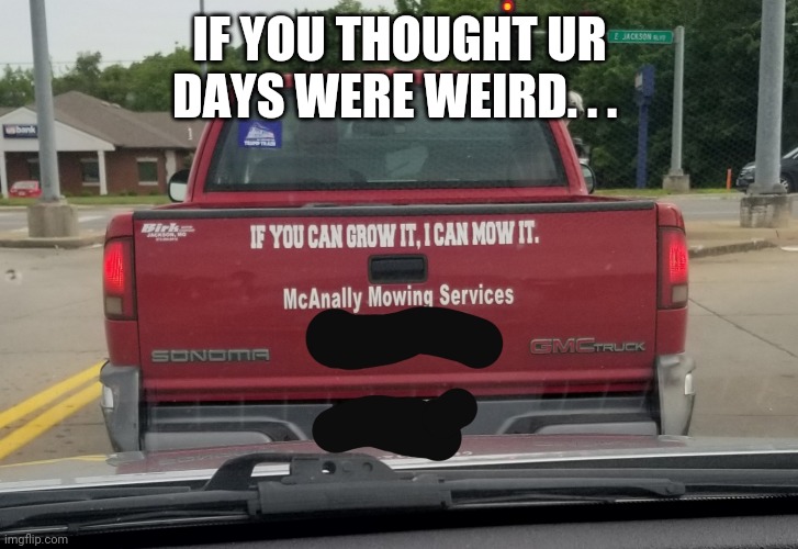 IF YOU THOUGHT UR DAYS WERE WEIRD. . . | image tagged in big brain,meme | made w/ Imgflip meme maker