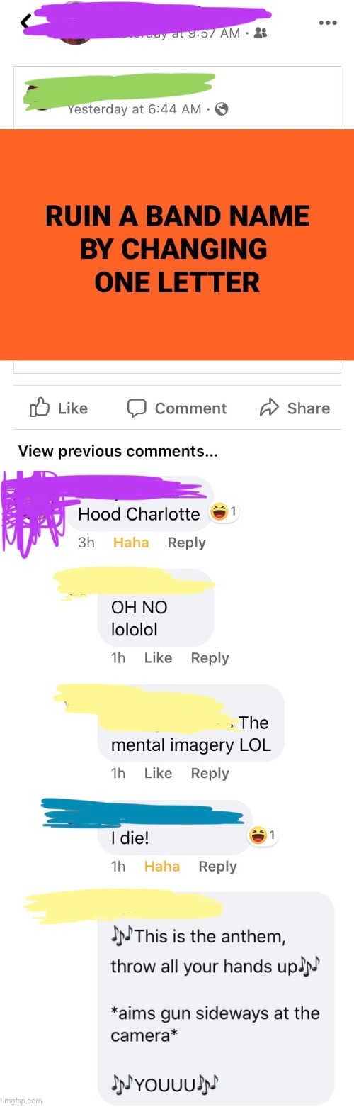 hood charlotte | image tagged in good charlotte | made w/ Imgflip meme maker
